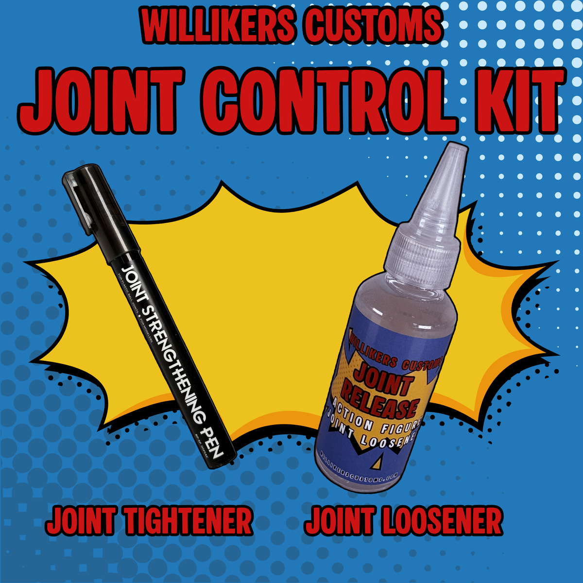 JOINT CONTROL KIT • Action Figure Joint Tightener + Loosening Oil
